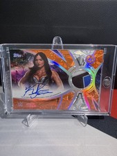 2026 Topps WWE Universe KIANA JAMES Superstars Relic Orange Warp Auto /25 picture