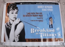 Breakfast At Tiffany's (2001) BFI Anniversary Release British Quad film poster picture