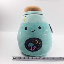 Squishmallows Neon Teal Potion Reishi Mushroom Label Stuffed Animal Plush Toy 3+ picture