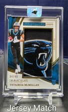 2025 Immaculate Collection /49 RC Tetairoa McMillan Panthers Patch Logo***💎💎 picture