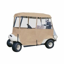 Fairway 2-Person Deluxe 4-Sided Golf Cart Enclosure, 66 x 53 Inch - Universal Fi picture