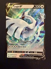 Pokemon TCG Lugia V SWSH301 SWSH: Sword & Shield Promo Holo Full Art - MP picture