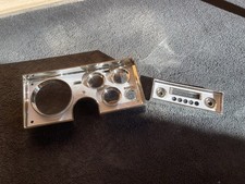 RESTORED 1964 Plymouth Barracuda/Valiant Gauge Bezel And Radio Bezel picture