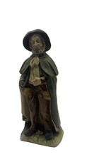 Vintage Lefton Japan Porcelain Hunter Figurine Bearded Man Statue picture