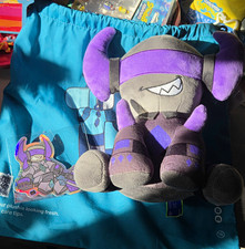 Official Makeship Phighting Banhammer Plush Bag Sticker picture