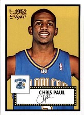 2005-06 Topps 1952 Style Chris Paul #154 Rookie Card RC New Orleans Hornets HOF picture