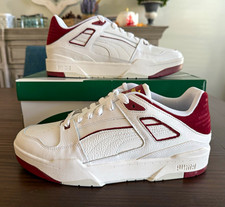 PUMA Slipstream White/Red Leather Low Top Men’s Sneakers 388549-05 picture