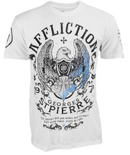 $58 AFFLICTION Georges St Pierre VIRTUE Short Sleeve Slim Fit  T-shirt NWT picture