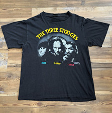 Vintage Single Stitch 80’s The Three Stooges Shirt (Size Large) picture