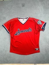 VTG OT Sports Nashville Sounds MiLB Baseball Jersey Mens Large Red Short Sleeves picture