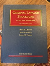 Criminal Law and Procedure Cases and Materials 12th edition picture