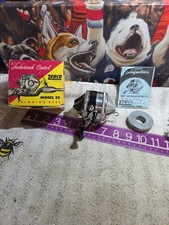 NOS 1950s Zebco Model 33 Spinning Fishing Reel w/ Original Box & Instructions  picture
