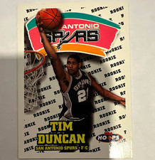 SkyBox 1997-98 NBA Hoops Tim Duncan Rookie Base Set #166 San Antonio Spurs picture