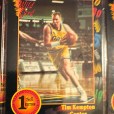 Wild Card 1991-92 NBA Basketball 1st Edition Tim Kempton Trading Card picture
