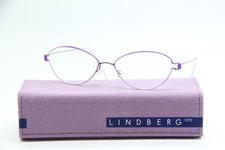 NEW LINDBERG JULIJA COL. 75 PURPLE GUNMETAL AUTHENTIC EYEGLASSES 44-14 picture