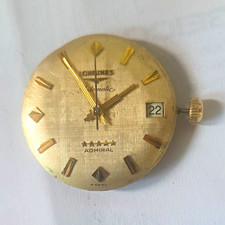 Longines Admiral Automatic Mechanical Watch Movement w/ Date Dial & Hands picture