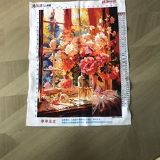Finished cross stitch Handmade finished size is about 23.6‘’x 29.5“ picture