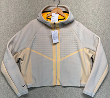 NWT Nike Sportswear City Ready Tech Pack Womens Full Zip Jacket Light Bone L picture
