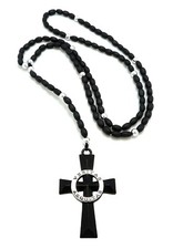 New Veritas Aequitas Boondock Rosary Cross Necklace picture
