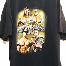 WWE Authentic Night of Champions 2008 Dallas TX T-Shirt Black 2XL picture