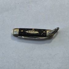 Vintage Rare Mini Scout Foldable Pocket Knife Wadsworth & Son Germany Vintage picture