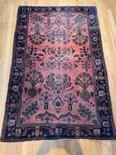 Fantastic Handmade Antique Mohajeren Sarouk Rug C.1900 Amazing Condition 6’5x4’3 picture