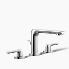 New Kohler K-97352-4-CP Avid Widespread Sink Bathroom Faucet Polished Chrome  picture