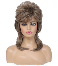 HALLOWEEN 80s Mullet Wig for Women, COSPLAY COSTUME PARTY FUN picture