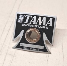 Vintage Tama Swingstar Black T Drum Badge Tom Bass Snare Japan Era Lot 83-07 picture