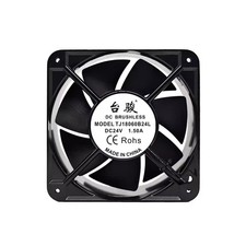 1PCS TJ18060B24L DC24V 1.5A 18060 18cm Metal Aluminium Frame Cooling Fan picture