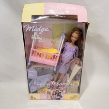 Barbie Happy Family Midge And Baby Doll Happy Family 2002 Crib Pregnant picture
