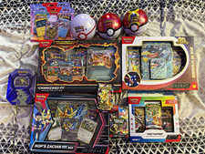 Pokémon TCG Lot 30th anniversary, charizard, Greninja ex, Hop's Zacian ex. + mor picture