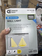 Commercial Electric CE Integrated LED Jelly Jar Area Light White 4000K 60W picture