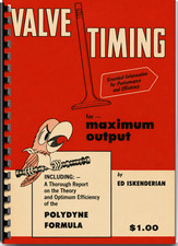 Vintage Valve Timing Camshaft Racing Engine Performance Manual Iskenderian 86p picture