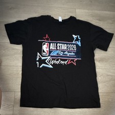 NBA 2026 All Star T Shirt Black Sz medium picture