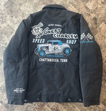 RARE World Famous Honest Charley Speed Shop Chattanooga Tennessee Jacket (L) picture