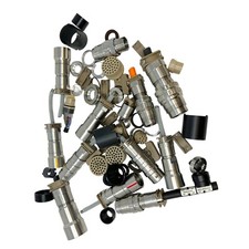 11 pcs Souriau Silver Connector Plugs and Other Circular Connectors picture