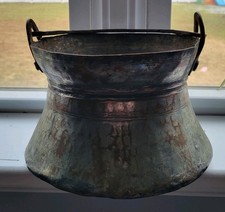 Antique Hammered Copper Bucket picture