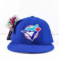 Vintage Toronto Blue Jays New Era Fitted Hat 6 5/8 Diamond Collection USA Wool picture