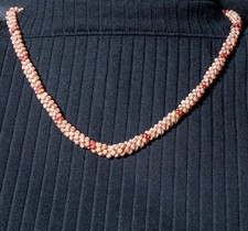Vintage Heirloom Ni'ihau Shell Lei with Pink Kahelelani & Red Kahelelani Shells picture