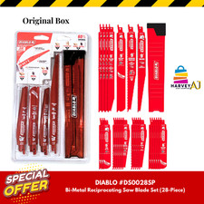 Diablo 28-Piece Bi-Metal Reciprocating Saw Blade Set Sealed- DS0028SP picture