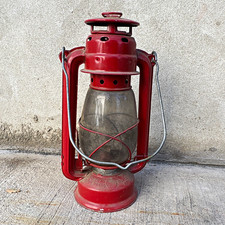 World Light Mfy. Ltd. No. 707 Red Oil Lantern, Metal & Glass picture