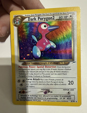 Dark Porygon2 Holo Rare Stage 1 60 HP 8/105 English Pokémon TCG picture