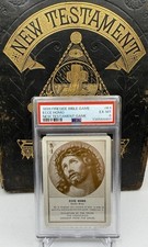 1899 Fireside Bible Game Jesus Christ Ecce Homo New Testament Blue PSA 6 POP 1 picture