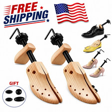 2-Way Wooden Adjustable Shoe Stretcher Expander Men Women Boot Size US 5-13 picture
