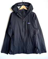 Patagonia Granite Crest Rain Jacket Mens L Black H2No Waterproof Shell Hooded picture