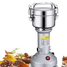 Grain Grinder 150g High-speed Spice Herb Electric Stainless Steel 150g, White picture