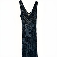 Vintage Sue Wong Y2k gothic Maxi Dress Great Condition Fast Shipping picture
