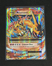 2016 Pokémon XY Evolutions Mega Charizard EX 13/108 Holo Full Art ULTRA RARE picture