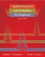 Applied Statistics and Probability for  Engineers - Hardcover - GOOD picture